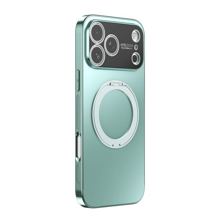 Capa de telemóvel MagSafe eletrochapada com suporte giratório 360 graus e cobertura para lente, para iPhone 17 Pro Max, para iPhone 17 Pro, para iPhone 17, para iPhone Air, para iPhone 16 Pro Max, para iPhone 16 Pro