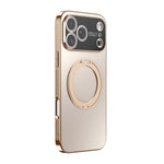 Capa de telemóvel MagSafe eletrochapada com suporte giratório 360 graus e cobertura para lente, para iPhone 17 Pro Max, para iPhone 17 Pro, para iPhone 17, para iPhone Air, para iPhone 16 Pro Max, para iPhone 16 Pro