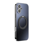 Capa de telemóvel MagSafe eletrochapada com suporte giratório 360 graus e cobertura para lente, para iPhone 17 Pro Max, para iPhone 17 Pro, para iPhone 17, para iPhone Air, para iPhone 16 Pro Max, para iPhone 16 Pro