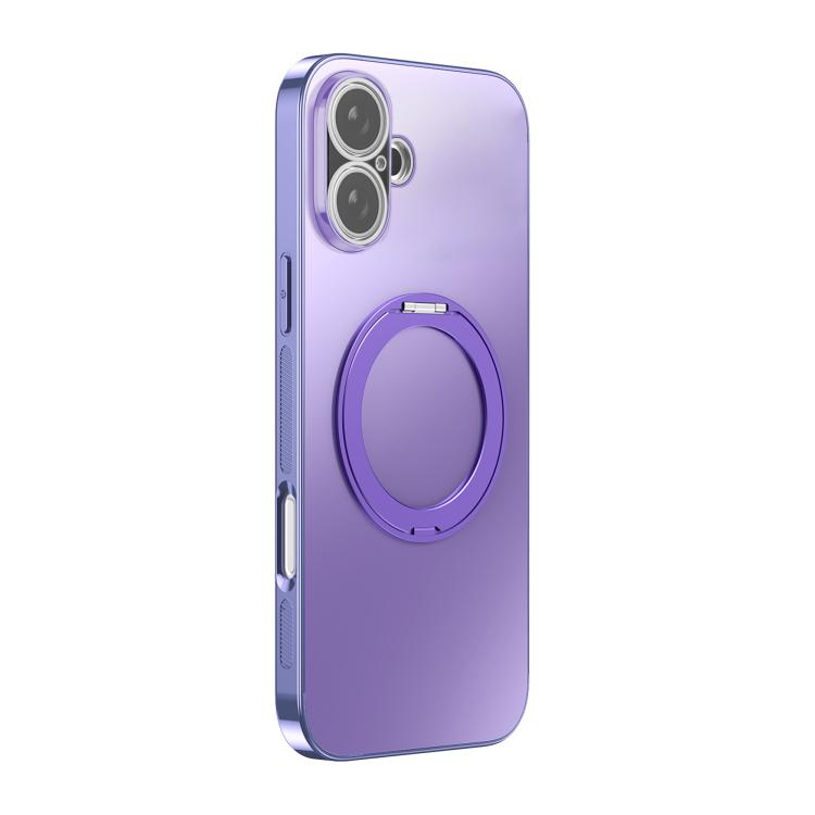 Capa de telemóvel MagSafe eletrochapada com suporte giratório 360 graus e cobertura para lente, para iPhone 17 Pro Max, para iPhone 17 Pro, para iPhone 17, para iPhone Air, para iPhone 16 Pro Max, para iPhone 16 Pro