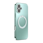 Capa de telemóvel MagSafe eletrochapada com suporte giratório 360 graus e cobertura para lente, para iPhone 17 Pro Max, para iPhone 17 Pro, para iPhone 17, para iPhone Air, para iPhone 16 Pro Max, para iPhone 16 Pro