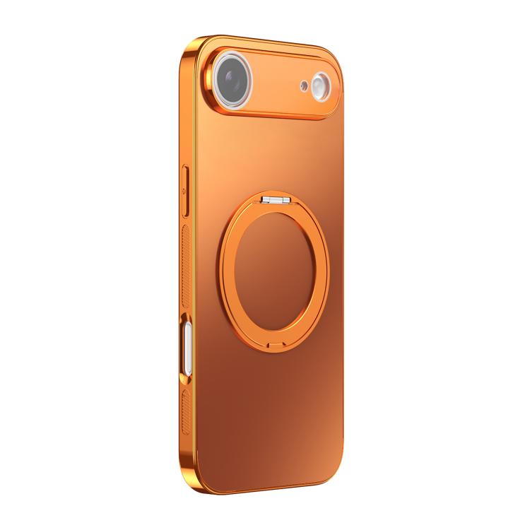 Capa de telemóvel MagSafe eletrochapada com suporte giratório 360 graus e cobertura para lente, para iPhone 17 Pro Max, para iPhone 17 Pro, para iPhone 17, para iPhone Air, para iPhone 16 Pro Max, para iPhone 16 Pro