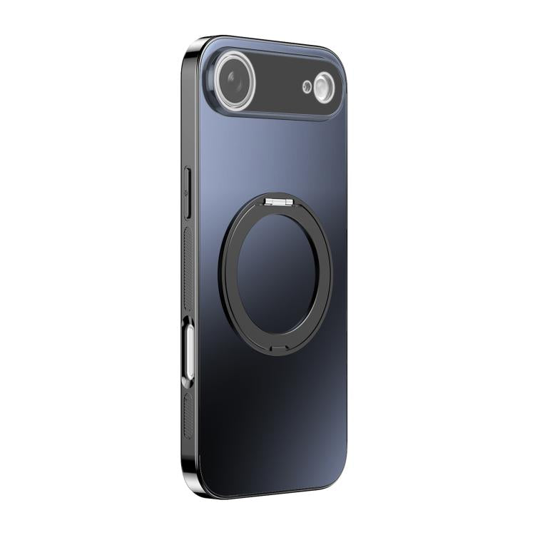 Capa de telemóvel MagSafe eletrochapada com suporte giratório 360 graus e cobertura para lente, para iPhone 17 Pro Max, para iPhone 17 Pro, para iPhone 17, para iPhone Air, para iPhone 16 Pro Max, para iPhone 16 Pro