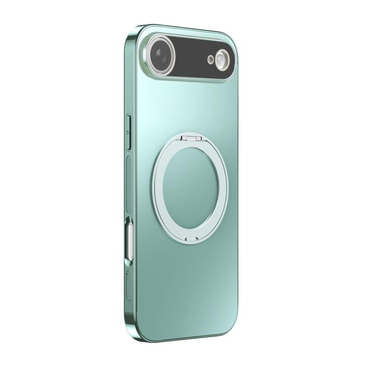 Capa de telemóvel MagSafe eletrochapada com suporte giratório 360 graus e cobertura para lente, para iPhone 17 Pro Max, para iPhone 17 Pro, para iPhone 17, para iPhone Air, para iPhone 16 Pro Max, para iPhone 16 Pro