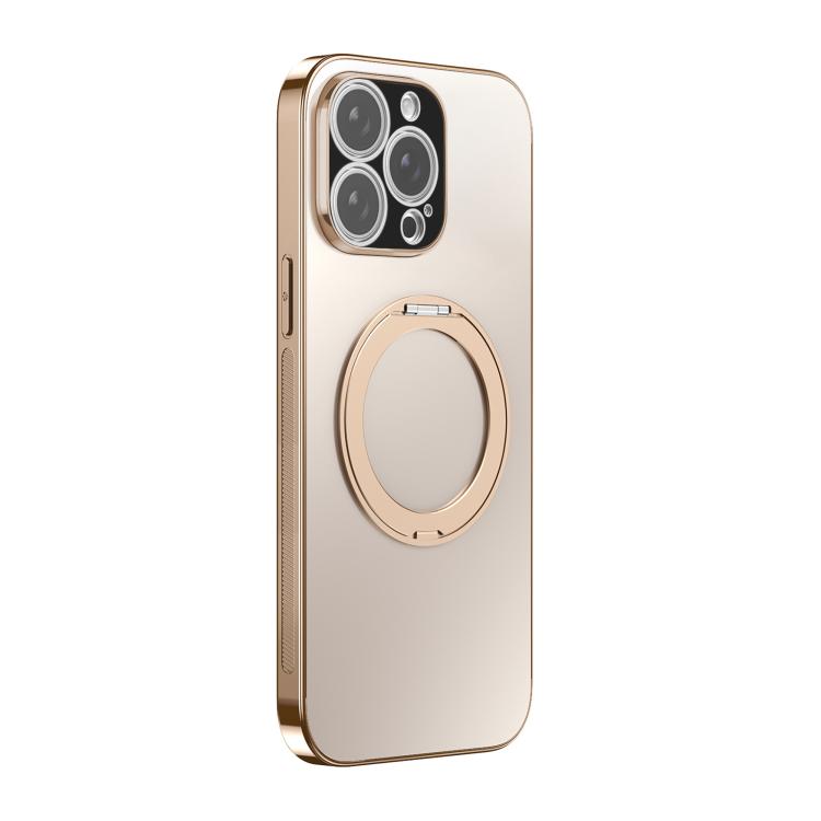Capa de telemóvel MagSafe eletrochapada com suporte giratório 360 graus e cobertura para lente, para iPhone 14 Pro Max, para iPhone 13 Pro Max, para iPhone 13 Pro, para iPhone 13