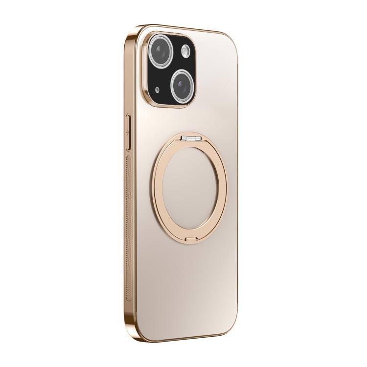 Capa de telemóvel MagSafe eletrochapada com suporte giratório 360 graus e cobertura para lente, para iPhone 14 Pro Max, para iPhone 13 Pro Max, para iPhone 13 Pro, para iPhone 13