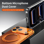 Capa de telemóvel MagSafe eletrochapada com suporte giratório 360 graus e cobertura para lente, para iPhone 17 Pro Max, para iPhone 17 Pro, para iPhone 17, para iPhone Air, para iPhone 16 Pro Max, para iPhone 16 Pro