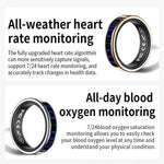 Anel inteligente SR16 TAMANHO 14, Suporta monitorização da frequência cardíaca / oxigénio no sangue / sono / múltiplos modos desportivos