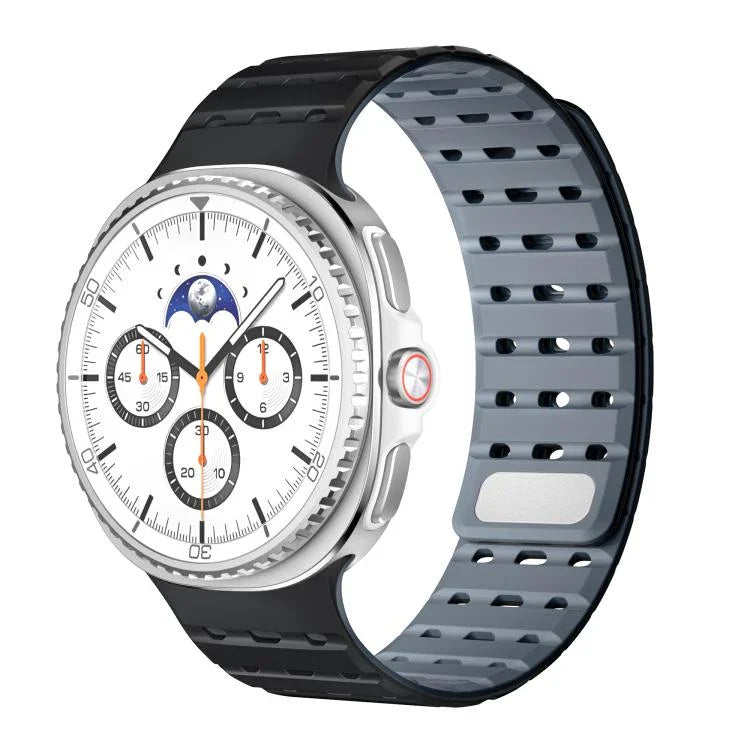 Breathable Magnetic Silicone Watch Band, For Samsung Galaxy Watch8 / Watch8 Classic