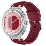 Pulseira de relógio em silicone com armadura de três camadas, para Samsung Galaxy Watch8 / Watch8 Classic