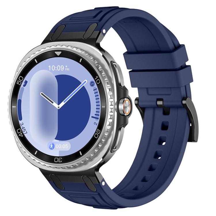 Pulseira de relógio em silicone com armadura de três camadas, para Samsung Galaxy Watch8 / Watch8 Classic