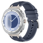 Pulseira de relógio em silicone com armadura de três camadas, para Samsung Galaxy Watch8 / Watch8 Classic