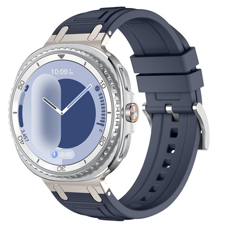 Pulseira de relógio em silicone com armadura de três camadas, para Samsung Galaxy Watch8 / Watch8 Classic