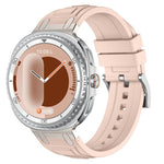 Pulseira de relógio em silicone com armadura de três camadas, para Samsung Galaxy Watch8 / Watch8 Classic