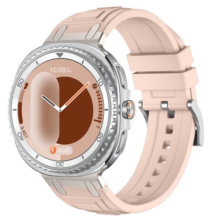 Pulseira de relógio em silicone com armadura de três camadas, para Samsung Galaxy Watch8 / Watch8 Classic