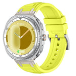 Pulseira de relógio em silicone com armadura de três camadas, para Samsung Galaxy Watch8 / Watch8 Classic