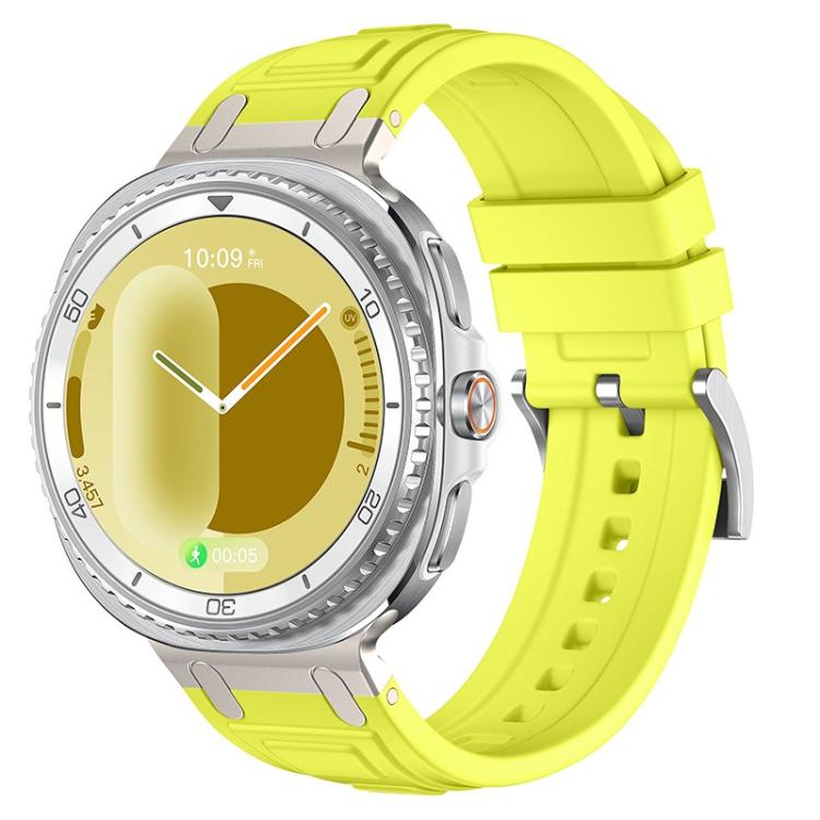Pulseira de relógio em silicone com armadura de três camadas, para Samsung Galaxy Watch8 / Watch8 Classic