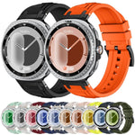 Pulseira de relógio em silicone com armadura de três camadas, para Samsung Galaxy Watch8 / Watch8 Classic