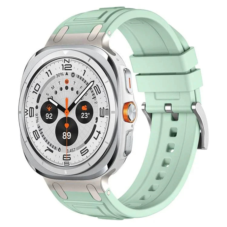 Pulseira de Relógio em Silicone com Armadura de Três Camadas, Para Samsung Galaxy Watch Ultra / Ultra 2025