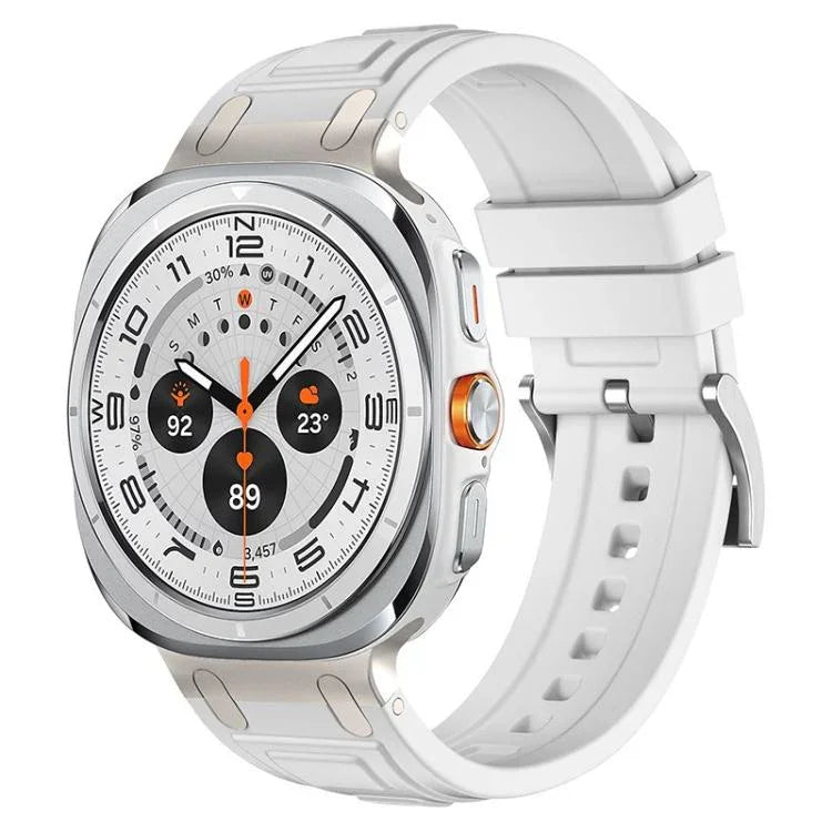 Pulseira de Relógio em Silicone com Armadura de Três Camadas, Para Samsung Galaxy Watch Ultra / Ultra 2025