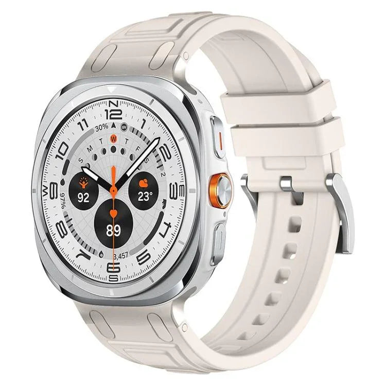 Pulseira de Relógio em Silicone com Armadura de Três Camadas, Para Samsung Galaxy Watch Ultra / Ultra 2025