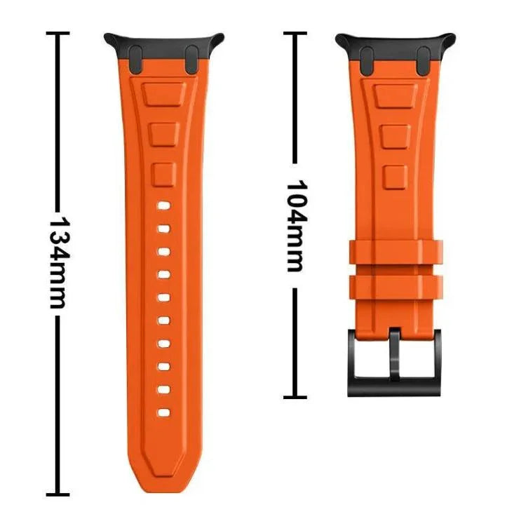 Pulseira de Relógio em Silicone com Armadura de Três Camadas, Para Samsung Galaxy Watch Ultra / Ultra 2025