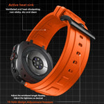 Pulseira de Relógio em Silicone com Armadura de Três Camadas, Para Samsung Galaxy Watch Ultra / Ultra 2025