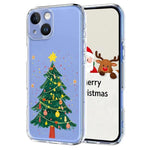 Capa de Telemóvel em TPU com Estampa de Natal, Para iPhone 15