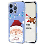 Capa de Telemóvel em TPU com Estampa de Natal, Para iPhone 15