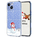 Capa de Telemóvel em TPU com Estampa de Natal, Para iPhone 15