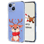 Capa de Telemóvel em TPU com Estampa de Natal, Para iPhone 15