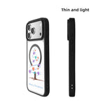 Capa de Telemóvel da Série Natal com Forte Magnetismo e Borda Pintada a Preto, Para iPhone 17 Pro Max, Para iPhone 17 Pro, Para iPhone 17