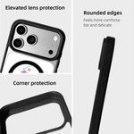 Capa de Telemóvel da Série Natal com Forte Magnetismo e Borda Pintada a Preto, Para iPhone 17 Pro Max, Para iPhone 17 Pro, Para iPhone 17