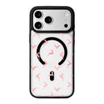 Capa de Telemóvel da Série Natal com Forte Magnetismo e Borda Pintada a Preto, Para iPhone 17 Pro Max, Para iPhone 17 Pro, Para iPhone 17