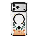 Capa de Telemóvel da Série Natal com Forte Magnetismo e Borda Pintada a Preto, Para iPhone 17 Pro Max, Para iPhone 17 Pro, Para iPhone 17
