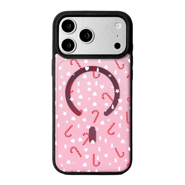 Capa de Telemóvel da Série Natal com Forte Magnetismo e Borda Pintada a Preto, Para iPhone 17 Pro Max, Para iPhone 17 Pro, Para iPhone 17