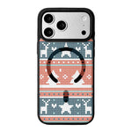 Capa de Telemóvel da Série Natal com Forte Magnetismo e Borda Pintada a Preto, Para iPhone 17 Pro Max, Para iPhone 17 Pro, Para iPhone 17
