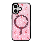 Capa de Telemóvel da Série Natal com Forte Magnetismo e Borda Pintada a Preto, Para iPhone 17 Pro Max, Para iPhone 17 Pro, Para iPhone 17