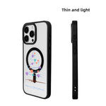 Capa de Telemóvel da Série Natal com Forte Magnetismo e Borda Pintada a Preto, Para iPhone 15 Pro Max, Para iPhone 15 Pro