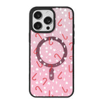 Capa de Telemóvel da Série Natal com Forte Magnetismo e Borda Pintada a Preto, Para iPhone 15 Pro Max, Para iPhone 15 Pro