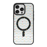 Capa de Telemóvel da Série Natal com Forte Magnetismo e Borda Pintada a Preto, Para iPhone 15 Pro Max, Para iPhone 15 Pro