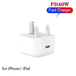 Carregador A3365 PD40W USB-C / Interface Type-C, Ficha UK, Ficha UK