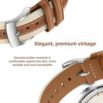 Pulseira de Relógio em Pele Genuína com Blocos de Cor, Para Apple Watch 46mm / 49mm / 45mm / 44mm, Para Apple Watch 42mm / 41mm / 40mm / 38mm