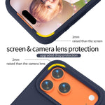 Capa para telemóvel à prova de choque Penguin Baby EVA com suporte, para iPhone 17 Pro Max, para iPhone 17 Pro, para iPhone 17, para iPhone Air, para iPhone 16 Pro Max, para iPhone 16 Pro, para iPhone 16, para iPhone 15 Pro Max