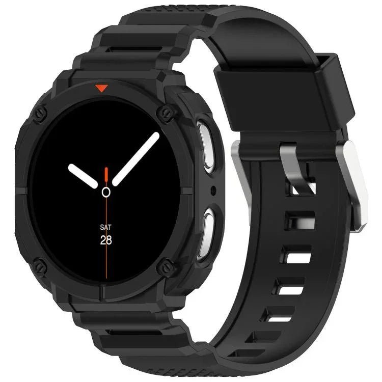 Pulseira de Relógio Integrada em TPU com Caixa de Cor Sólida, Para Samsung Galaxy Watch8 44mm, Para Samsung Galaxy Watch8 40mm