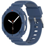 Solid Color Watch Shell Integrated TPU Watch Band, For Samsung Galaxy Watch8 44mm, For Samsung Galaxy Watch8 40mm