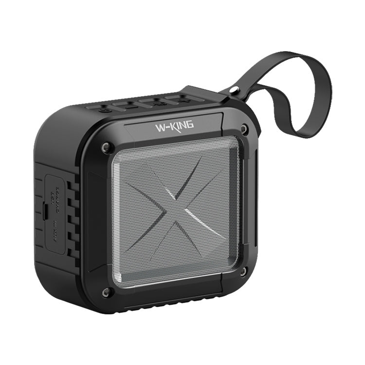 Coluna portátil impermeável sem fios W-KING S7 Mini com TF/FM/AUX/NFC Bluetooth para bicicleta, preto, laranja, azul, verde exército