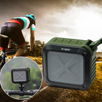 Coluna portátil impermeável sem fios W-KING S7 Mini com TF/FM/AUX/NFC Bluetooth para bicicleta, preto, laranja, azul, verde exército