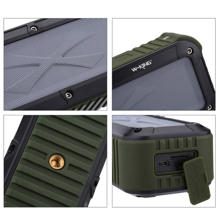 Colunas W-KING S20 IPX6 impermeáveis Coluna Bluetooth portátil NFC para exterior/duche/bicicleta Rádio FM