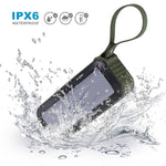 Colunas W-KING S20 IPX6 impermeáveis Coluna Bluetooth portátil NFC para exterior/duche/bicicleta Rádio FM